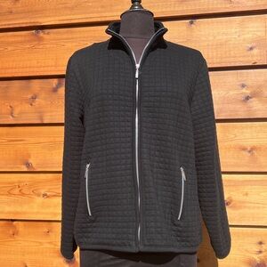 Karen Scott Black Textured Jacket